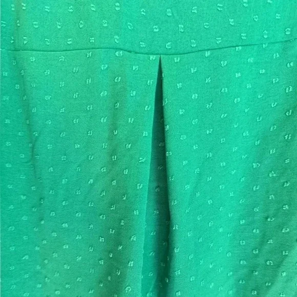 Mine Kelly Green Cap Sleeve Top Ladies Size Large GUC - Picture 8 of 9